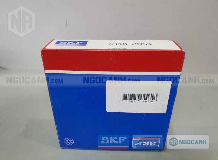 Vòng bi bạc đạn 6318 90x190x43mm SKF — Ảnh gốc — ngocanh.com · 6318-3.jpg