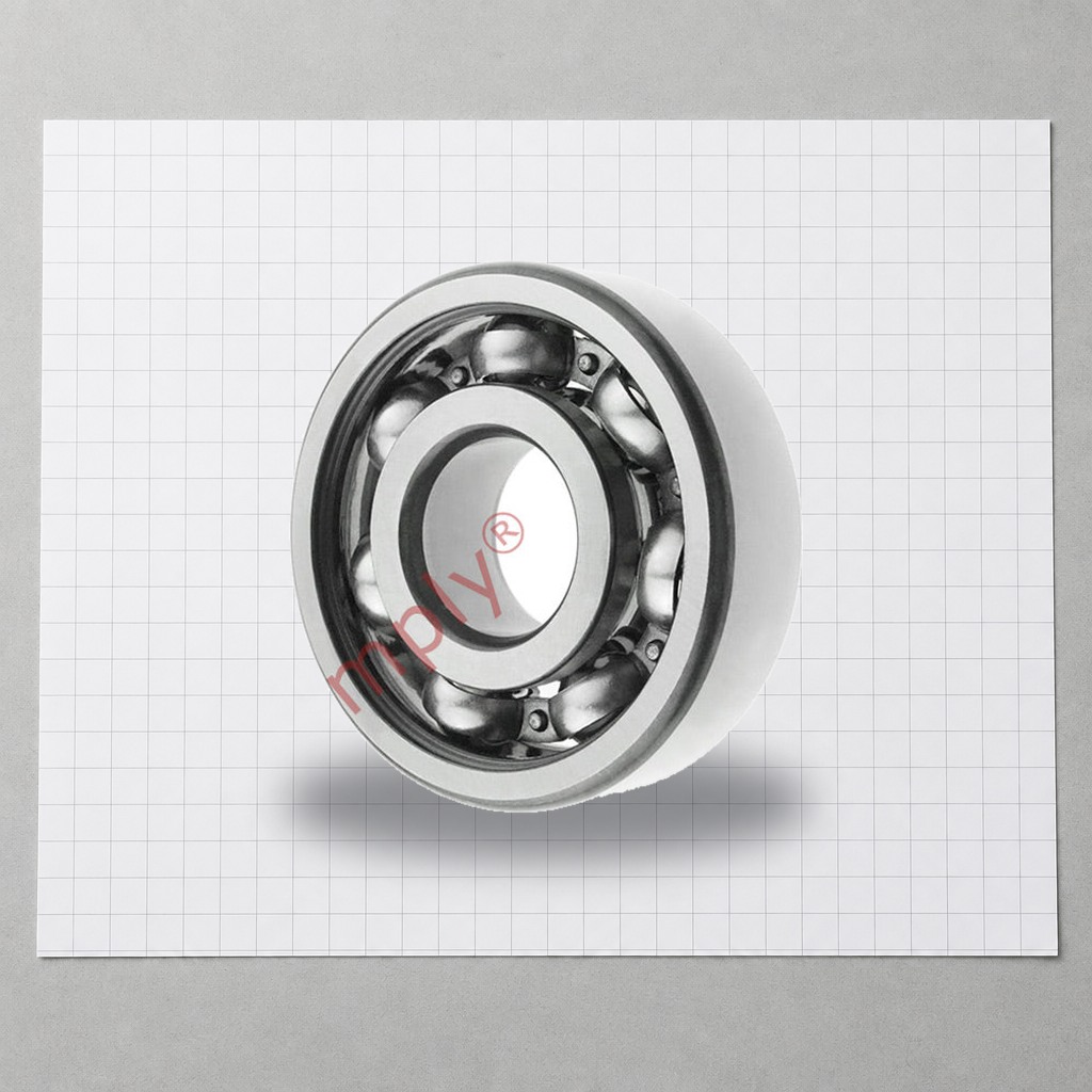 Vòng bi bạc đạn 6309 45x100x25mm Codex — Ảnh thực tế 3 — Thông số