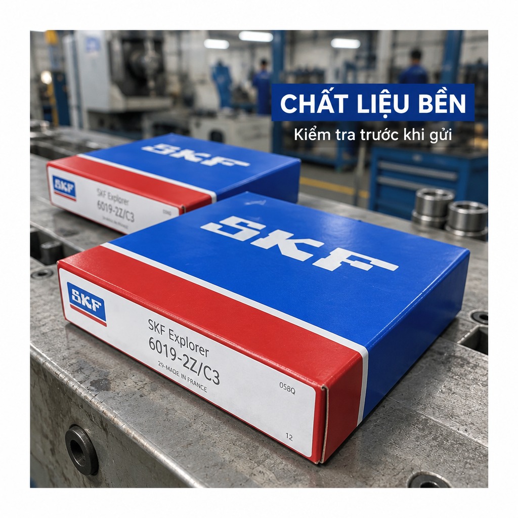 Vòng bi bạc đạn 6019 95x145x24mm SKF — Ảnh phong cách — Chất liệu