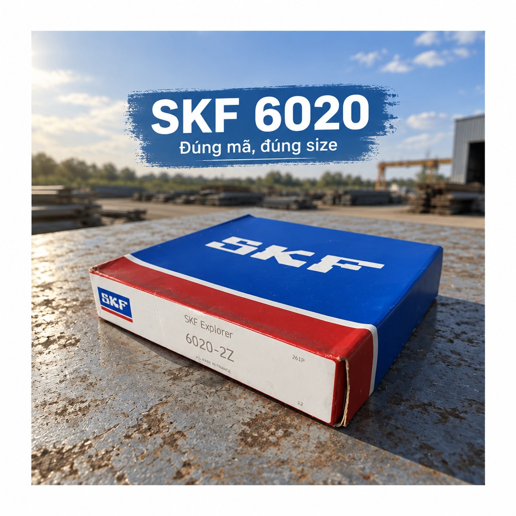 Vòng bi bạc đạn 6020 100x150x24mm SKF — Ảnh phong cách — phong cach 4