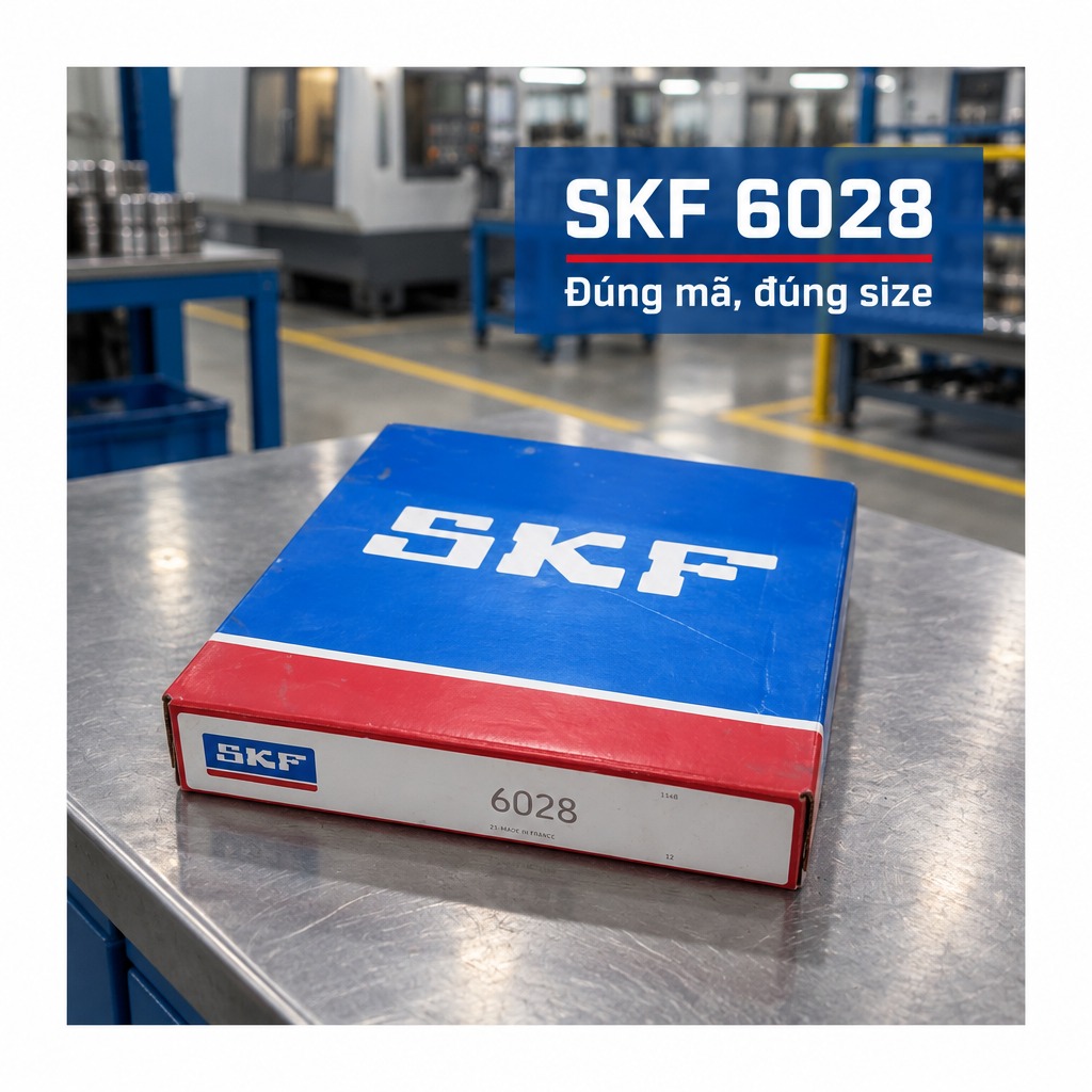 Vòng bi bạc đạn 6028 140x210x33mm SKF — Ảnh phong cách — Ảnh bìa