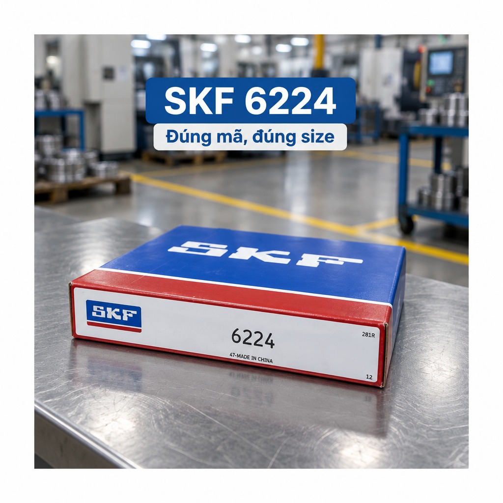 Vòng bi bạc đạn 6224 120x215x40mm SKF — Ảnh phong cách — Ảnh bìa